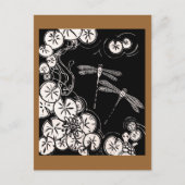 Koi-Teich Postkarte (Vorderseite)