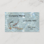 Koi Teich-Raum-Wasser Visitenkarte (Vorderseite)