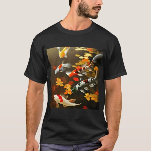 Koi-Teich T-Shirt (Vorderseite)