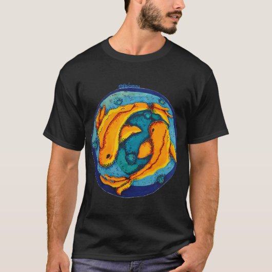 Koi-Teich T-Shirt (Vorderseite)