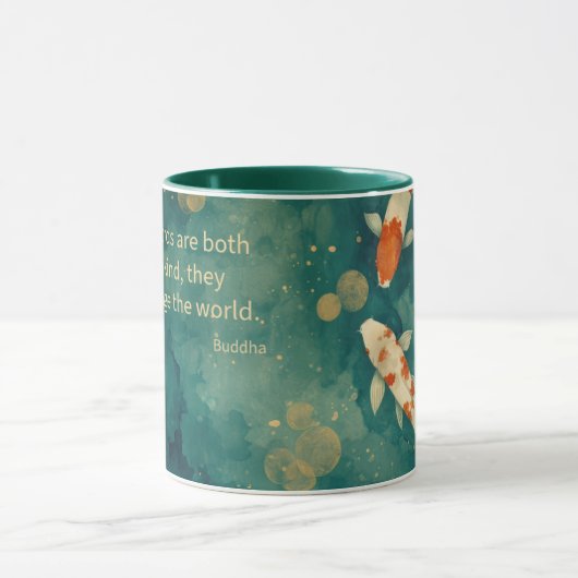 Koi-Teich-Tasse Tasse (Zentrum)