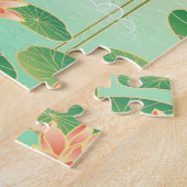 Koi Teich und Wasserlilien Kunst und Kultur Puzzle (Seite)