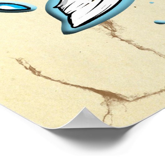 Koi Tranquility IV Poster (Ecke)