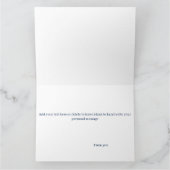 Koi und Blume Karte (Innenseite)