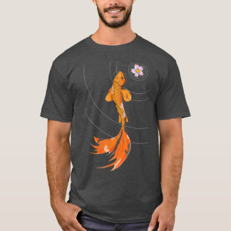 Koi und Cherry Blossom T-Shirt