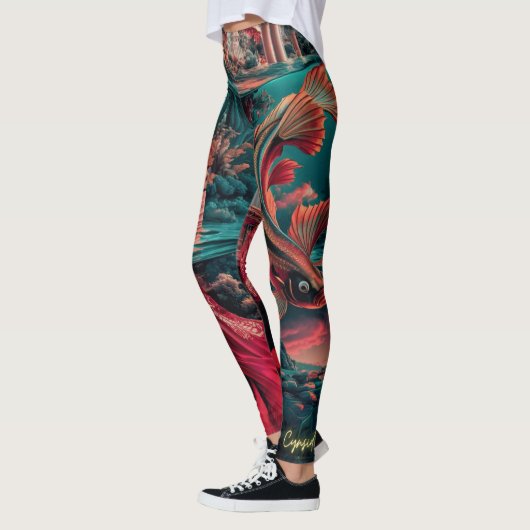 Koi und Frau Leggings (Links)