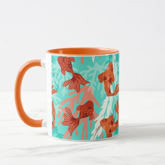 Koi und Goldfish Tasse (Links)