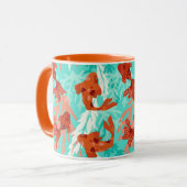 Koi und Goldfish Tasse (Vorderseite Links)
