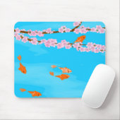 Koi und Kirschblüte Mousepad (Mit Mouse)