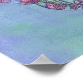 Koi und Sakura von Adam Dennis Poster (Ecke)