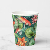 Koi- und Wasserbelüftungspapier Pappbecher (Rechts)