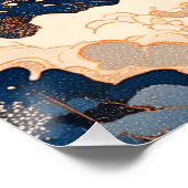 Koi und Waves Poster (Ecke)