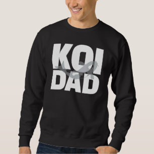Koi Vater Koi Fischdesign für Besitzer von Koi-Tei Sweatshirt