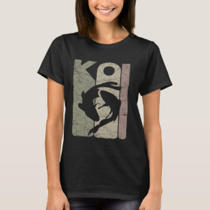 Koi Vintage Japanischer Koi-Karpfen Retro Nishikig T-Shirt