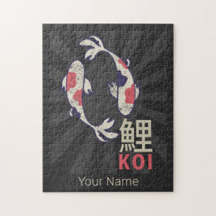 Koi Vintage Nishikigoi Japanischer Karpfen für Aqu Puzzle