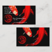 Koi Visitenkarte (Vorne/Hinten)