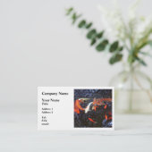 Koi Visitenkarte (Stehend Vorderseite)