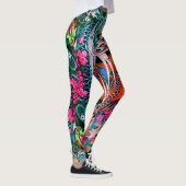 Koi Wasserfall Leggings (Rechts)