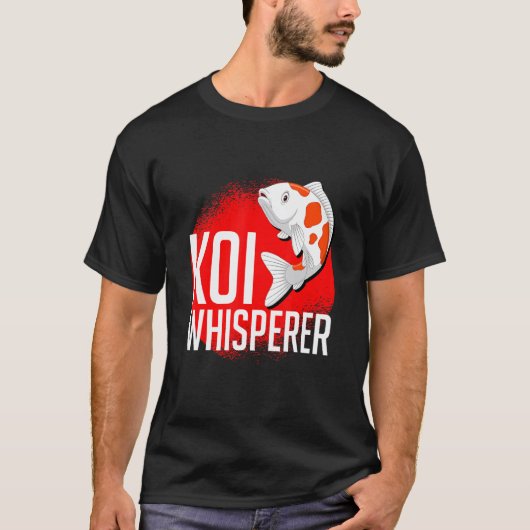 Koi-Whisperer-Fischteich 1 T-Shirt (Vorderseite)