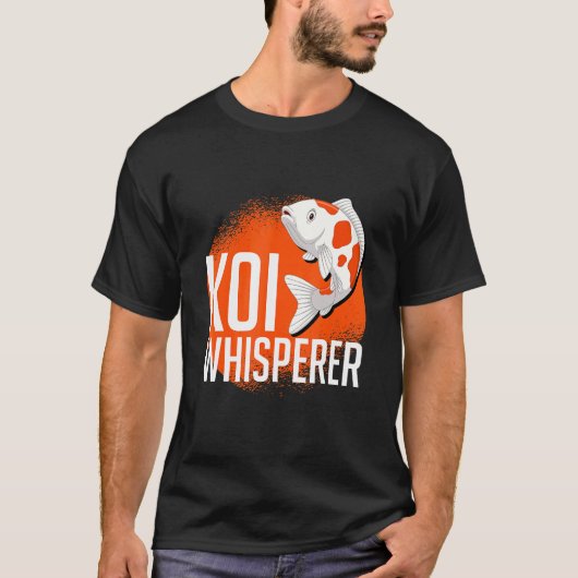 Koi-Whisperer-Fischteich T-Shirt (Vorderseite)