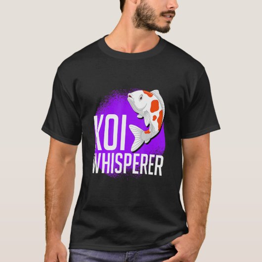 Koi-Whisperer-Fischteich T-Shirt (Vorderseite)