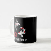 Koi Whisperer Spaß Koi Bauer Kaffeetasse (Vorderseite Links)