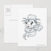 Koi White Postkarte (Vorne/Hinten)
