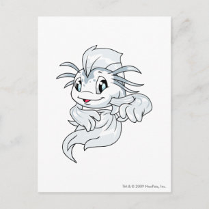 Koi White Postkarte