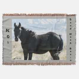 Koi Wurfs-Wolldecke Decke