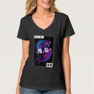 Koi Yin Yang gegenüber schwimmende Juwelen Fisch K T-Shirt