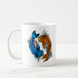Koi Ying Yang Kaffeetasse