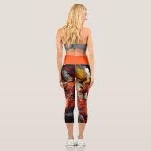 Koi Yoga Pants Capri Leggings (Rückseite)