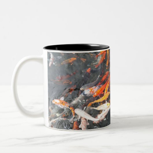 Koi Zweifarbige Tasse (Links)