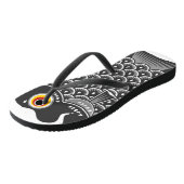 Koinobori Carp Streamer Flip Flops Badesandalen (Schrägansicht)