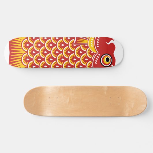 Koinobori Carp Streamer Skateboard (Horizontal)