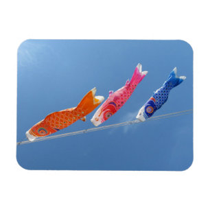 Koinobori (Karpfenschläuche): Japan Magnet