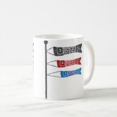 Koinobori oder Karp-Wimpel Kaffeetasse (VorderseiteRechts)