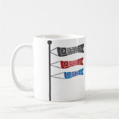 Koinobori oder Karp-Wimpel Kaffeetasse (Links)