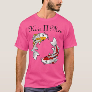 Kois II Men Fish Carp Yin und Yang Rb Group Funny T-Shirt