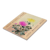 Koitsu Tsuchiya Chrysanthemum japanische Blume art Fliese (Seite)