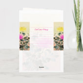 Koitsu Tsuchiya Chrysanthemum japanische Blume art Karte (Rückseite)