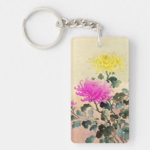 Koitsu Tsuchiya Chrysanthemum japanische Blumen Ku Schlüsselanhänger