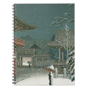 Koitsu Tsuchiya Nezu Kunst Schrein-Verkaufs-Shins Notizblock