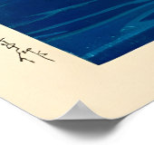 Kojaku Cavern auf der Oga Halbinsel von Kawase Has Poster (Ecke)