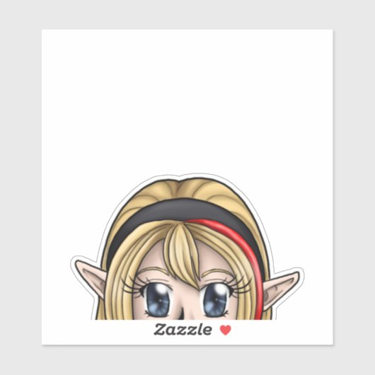 Kojika Peeking Decal Aufkleber (Blatt)