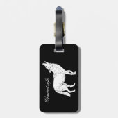 Kojote, der Thunder_Cove heult Gepäckanhänger (Rückseite vertikal)