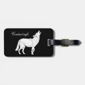 Kojote, der Thunder_Cove heult Gepäckanhänger (Rückseite horizontal)