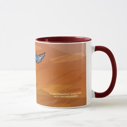 Kojote die Trickster-Tasse Tasse (Rechts)