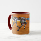 Kojote die Trickster-Tasse Tasse (Vorderseite Links)