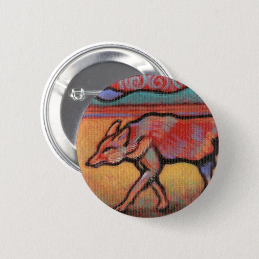 Kojote - Geist-Tier - Totem Button (Vorne & Hinten)